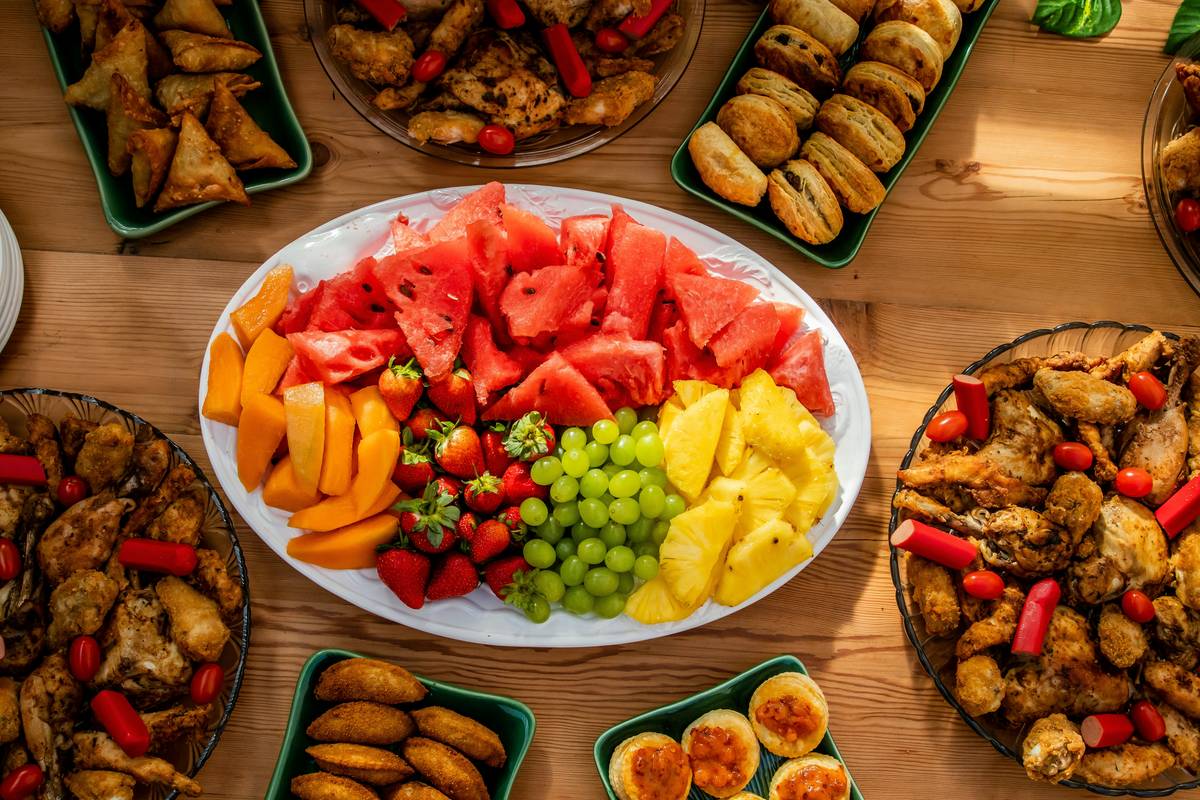 collection of organic snack success stories featuring DIY snack jars and fresh produce on rustic table